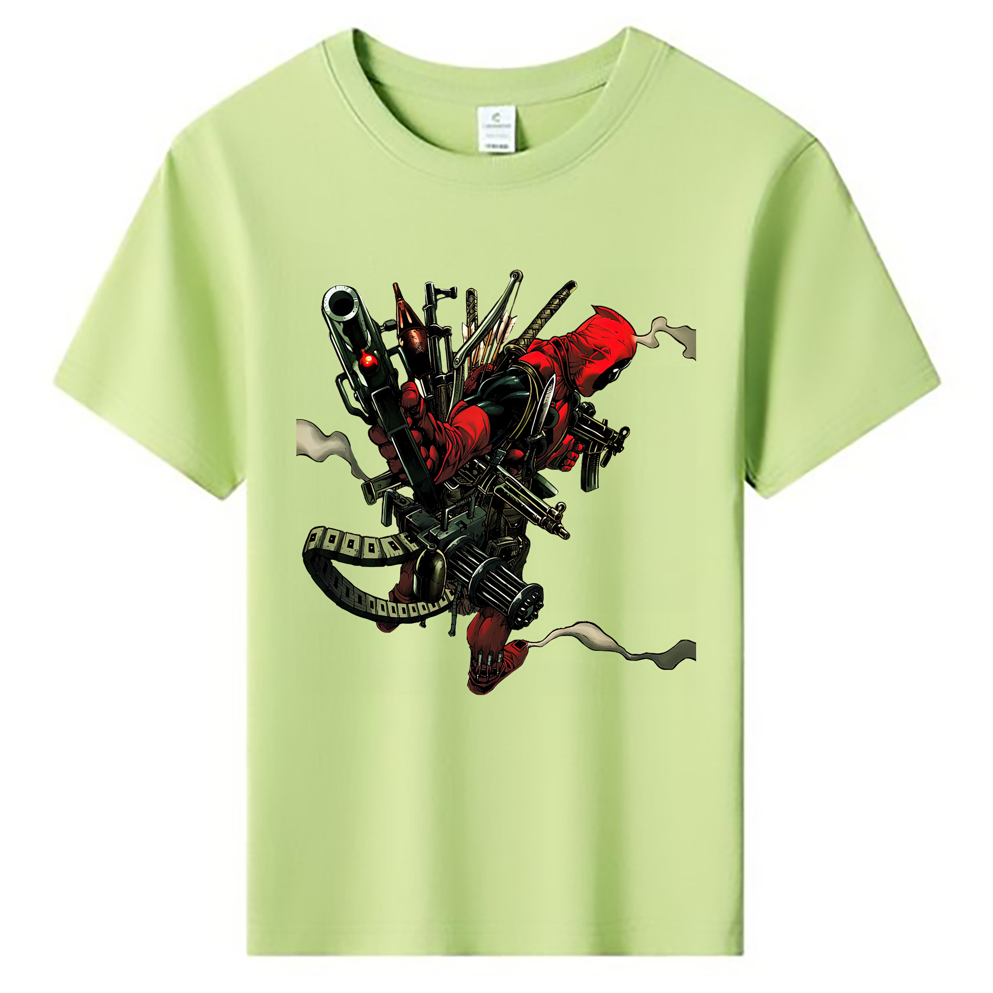 （画像用） Deadpool デッドプール 綿100％キッズTシャツ（フロントプリント）